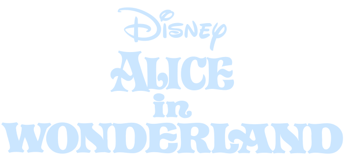ディズニーシリーズの不思議の国のアリスシリーズのロゴです